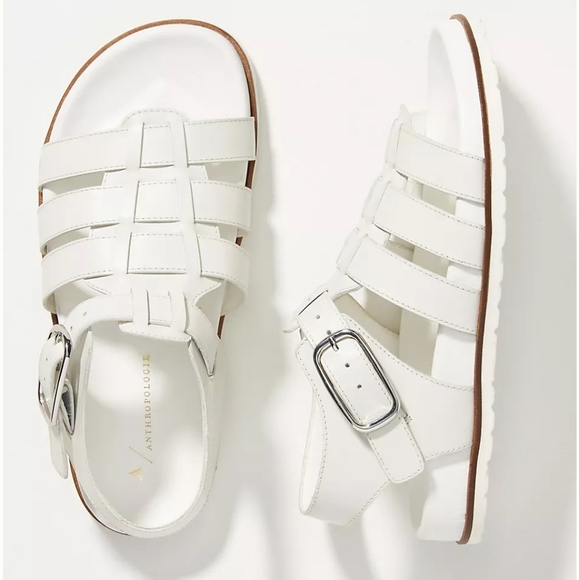 Anthropologie Shoes - New In Box Anthro Fisherman Sandals White Size 39 by Daily Practice